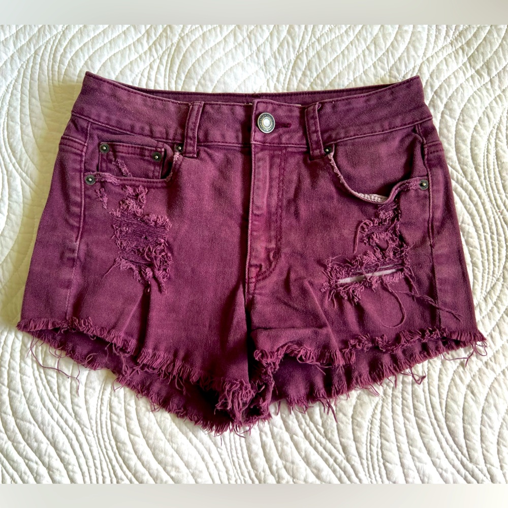 Burgundy Shorts